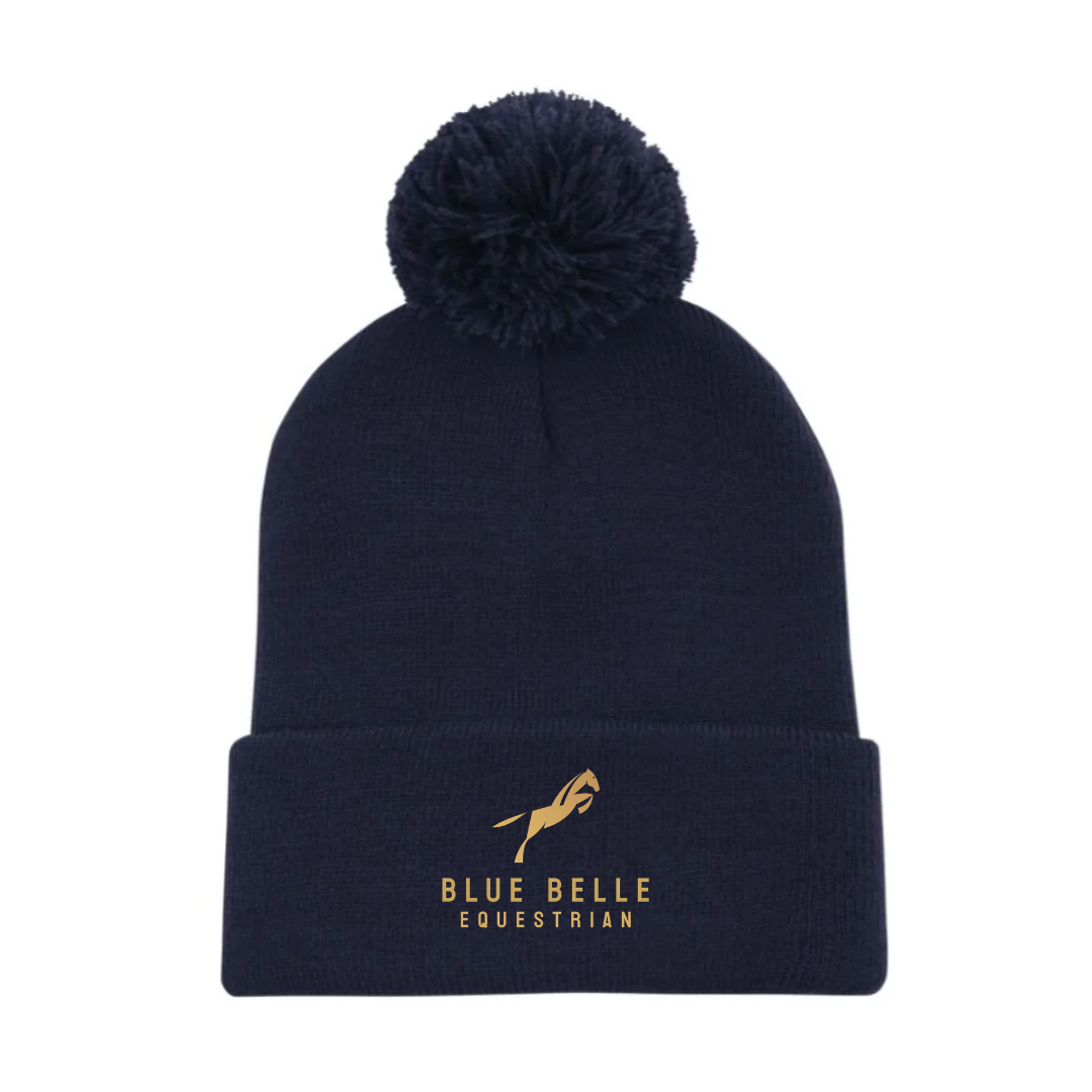 Blue Belle Pom Toque