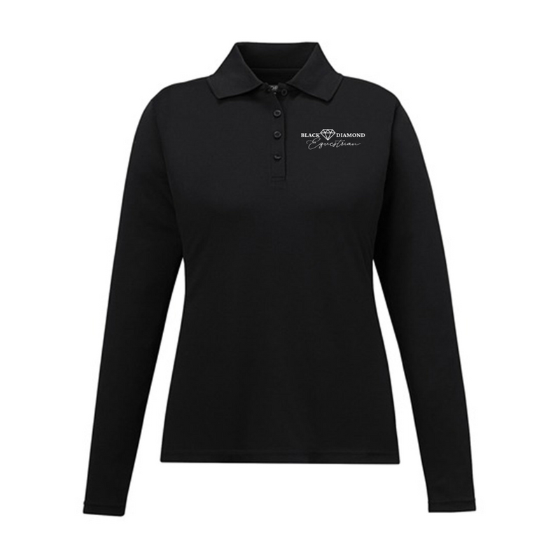 Black Diamond Long Sleeve Polo