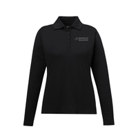 Midnight Meadows Long Sleeve Polo