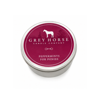 Grey Horse Tin Candle