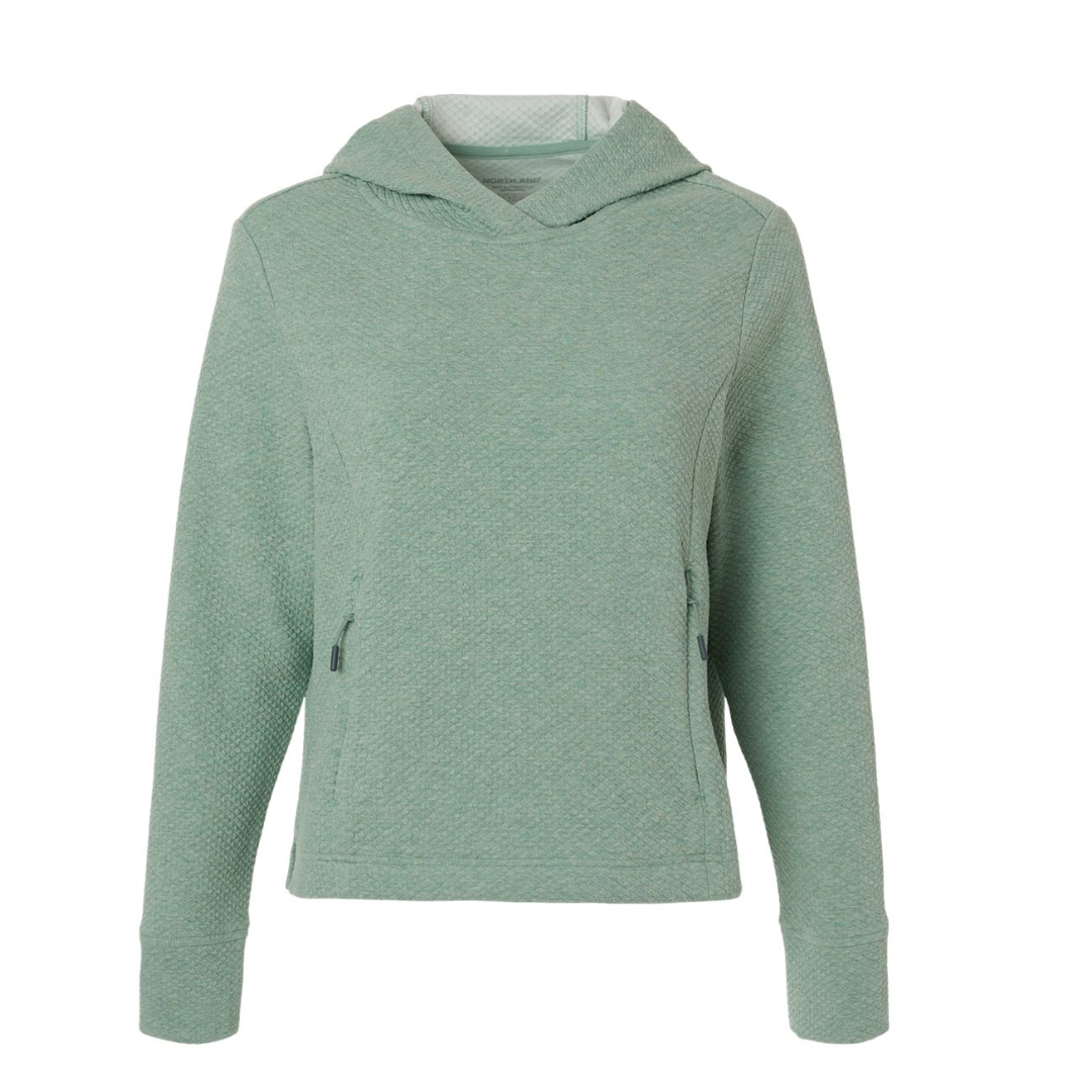 Textured Hooded Pullover