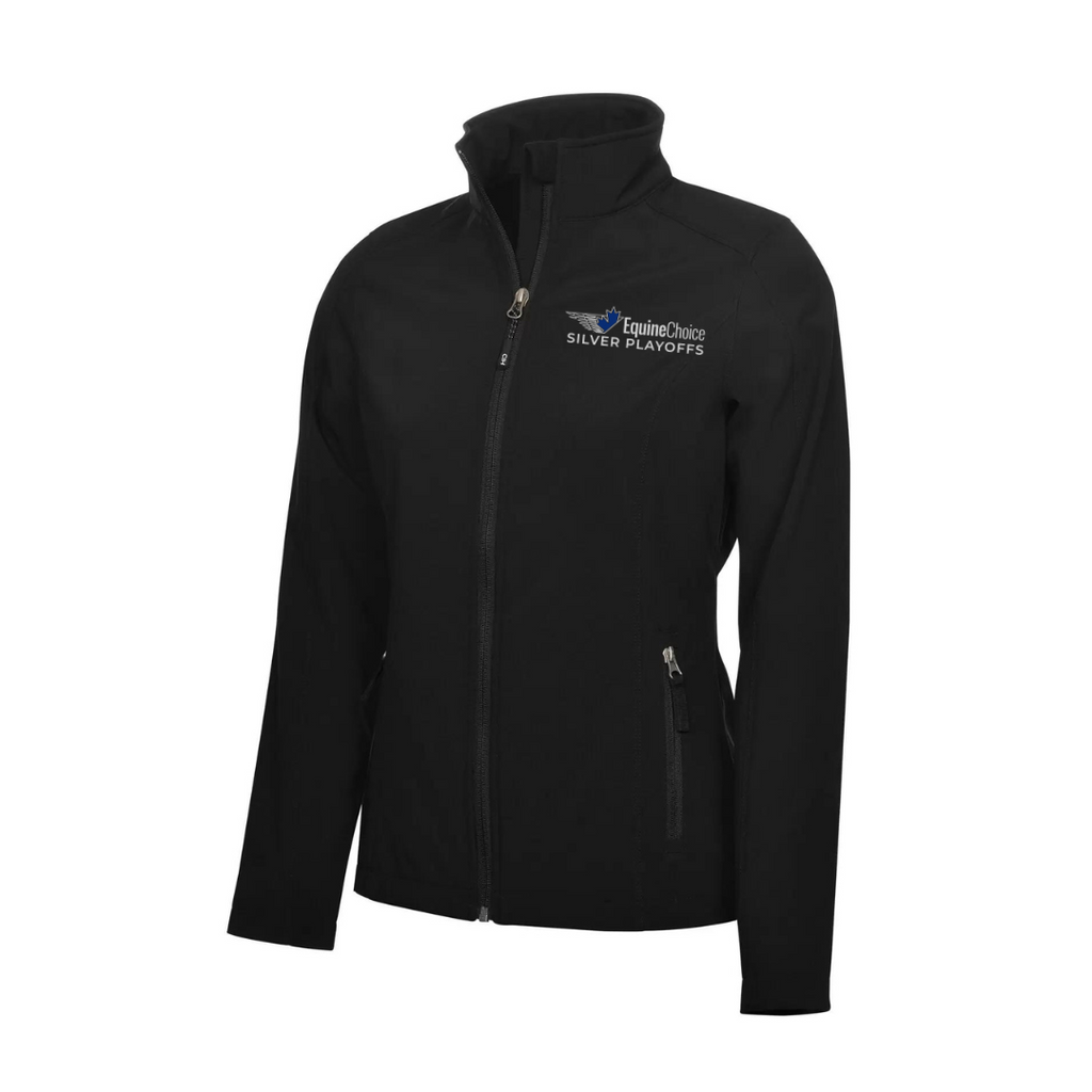 Buy Online Silver Playoffs Soft Shell Coat - Ride Every Stride Inc.