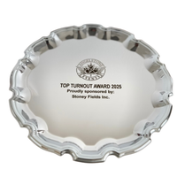 Scallop Horse Show Award Tray