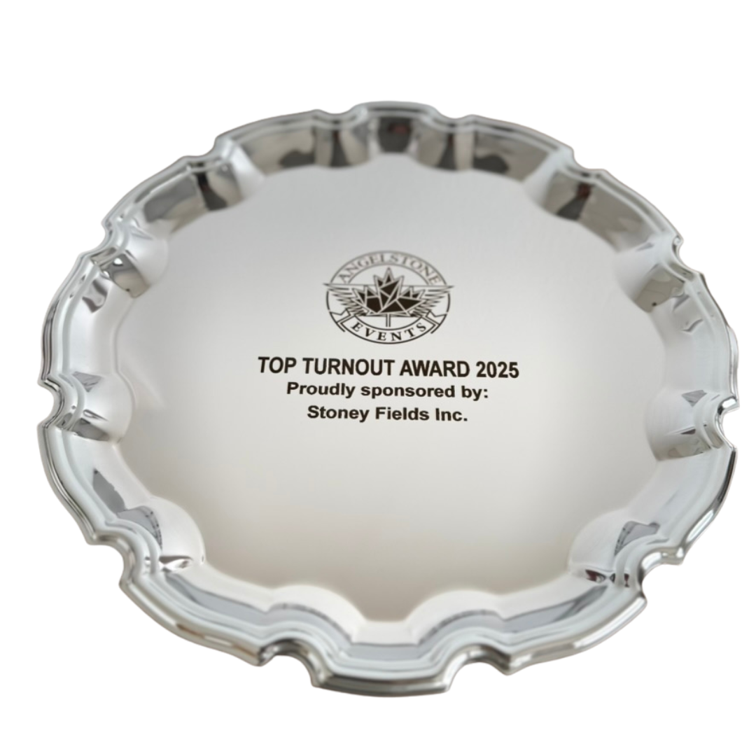 Scallop Horse Show Award Tray