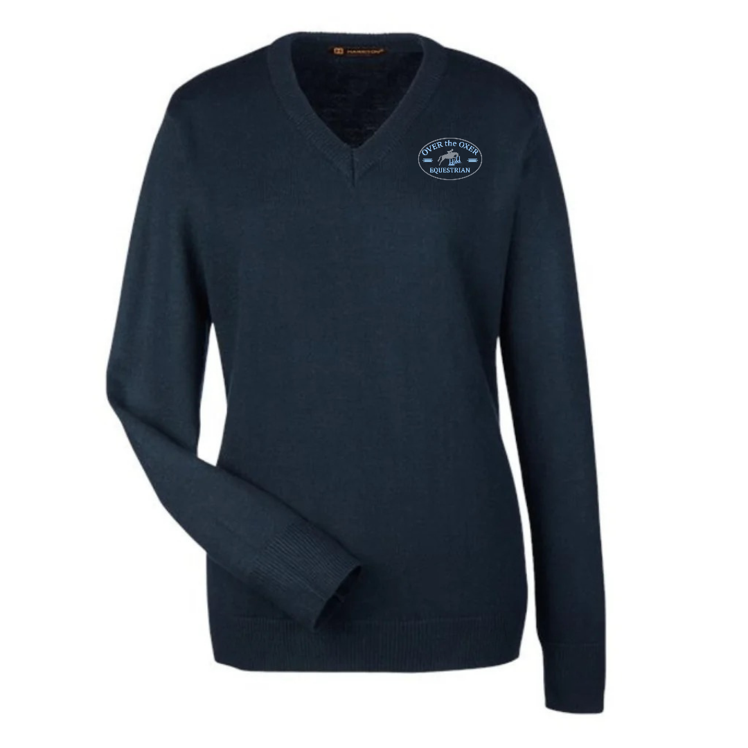 Over The Oxer V Neck Sweater