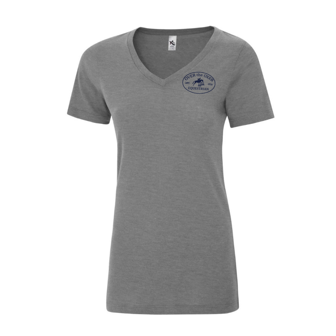Over The Oxer Women's V Neck T-shirt