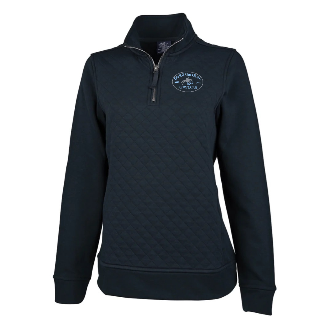 Over The Oxer Quilted Quarter Zip