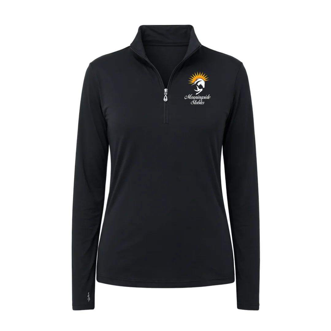 Morningside Stables Mock Sun Shirt Quarter Zip