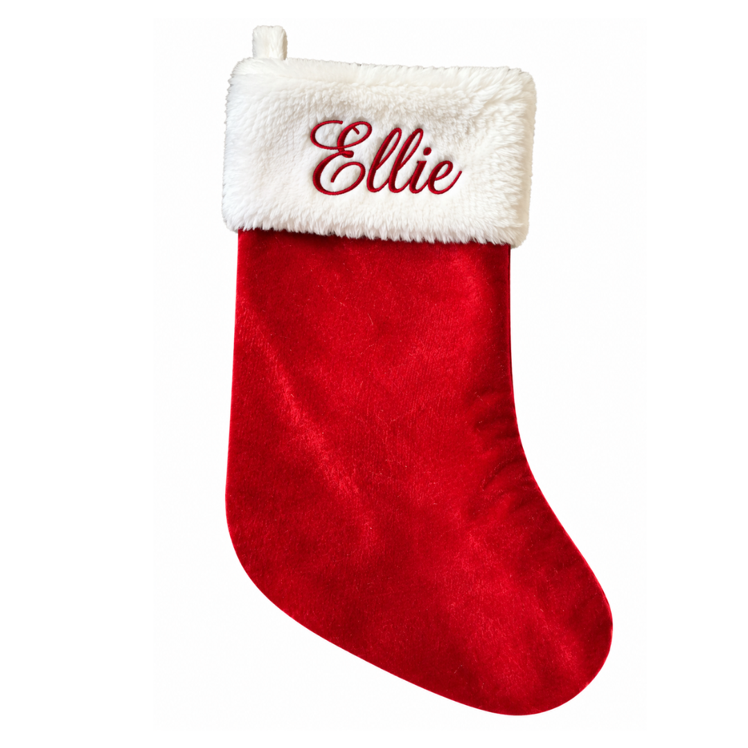 Personalized Christmas Stocking | Embroidered Holiday Stocking