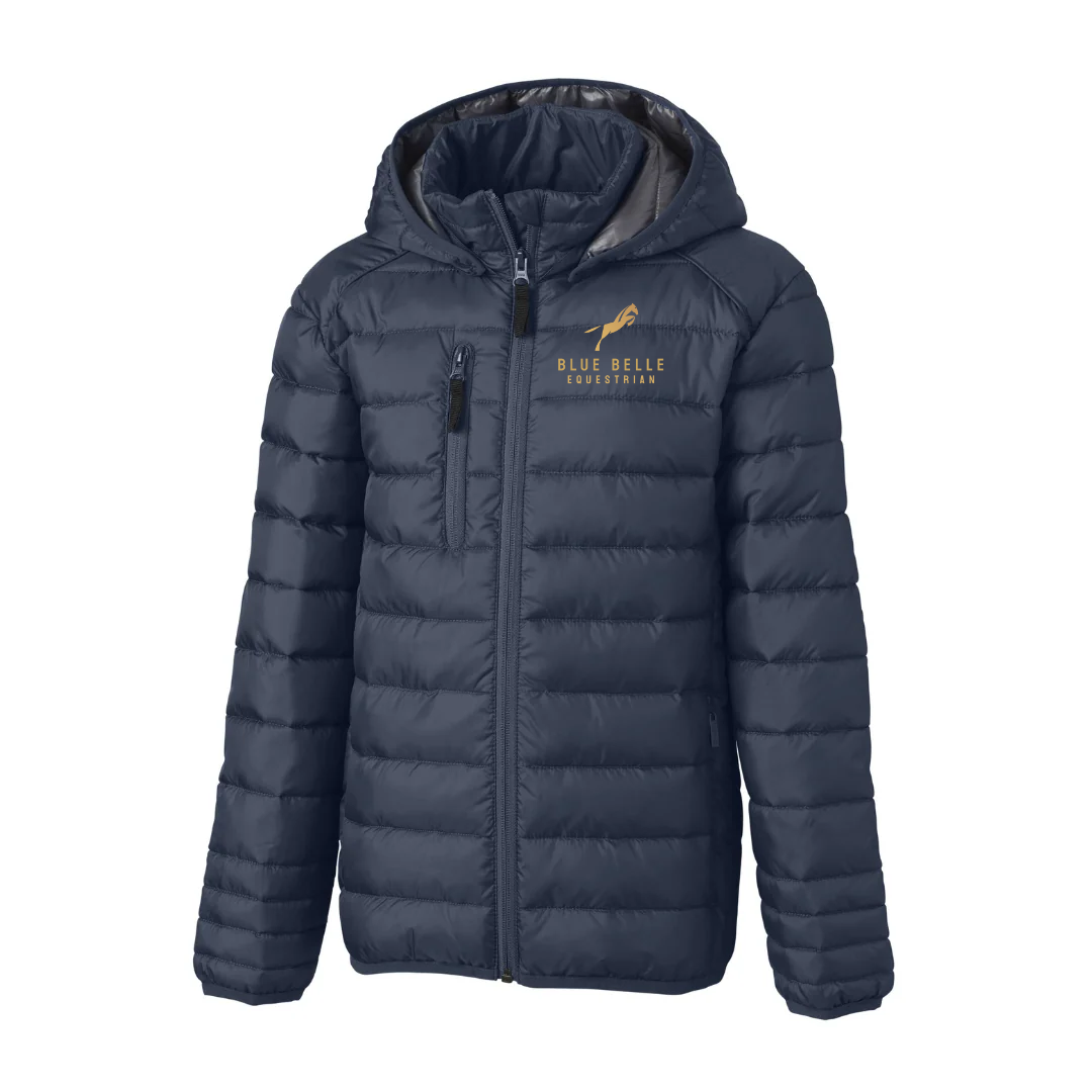 Blue Belle Youth Puffer Coat with Hood