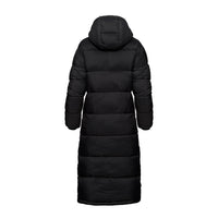Women’s Heavyweight Puffer Coat - Black, back