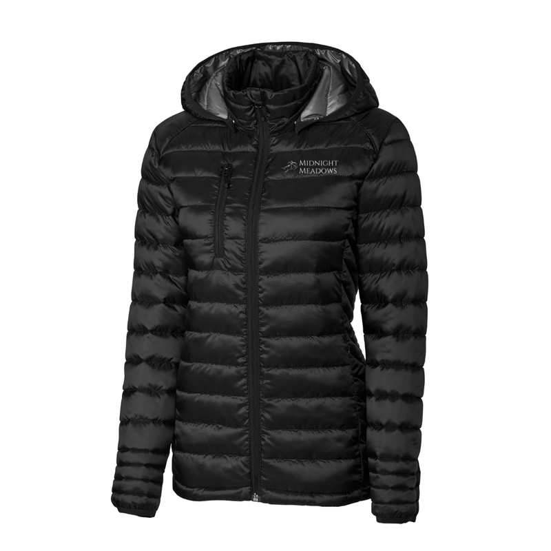 Midnight Meadows Puffer Coat