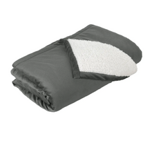  SC Equestrian Sherpa Throw Blanket