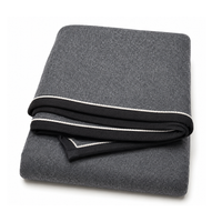Signature Faux Fur-Lined Throw Blanket
