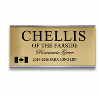 Classic Engraved Stall Plate – 8" × 4"