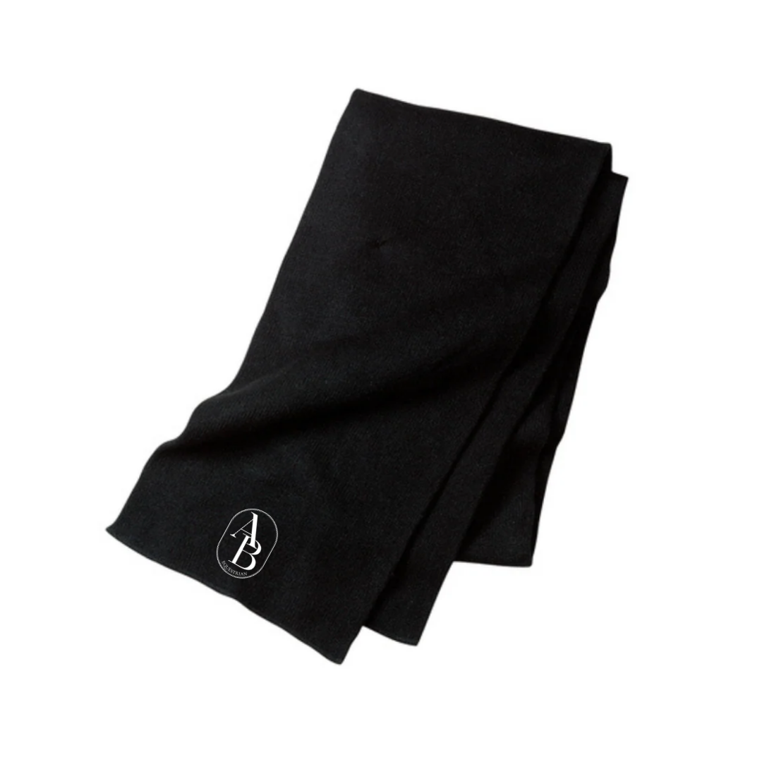 Ashton Belcher Equestrian Scarf - Black