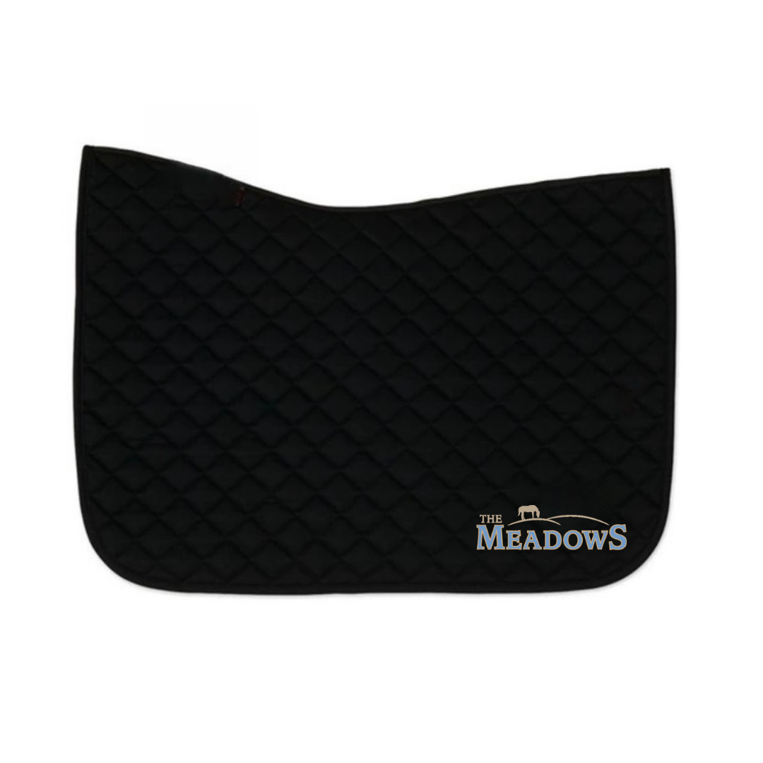 The Meadows Equine RES Premiere Saddle Pad - Black