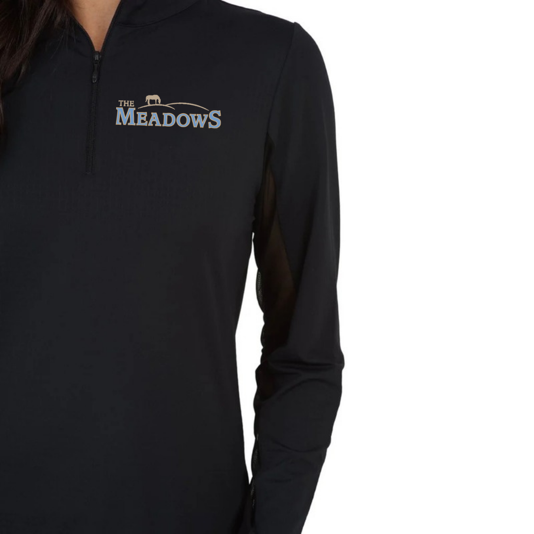 The Meadows Equine Sun Shirt - Black