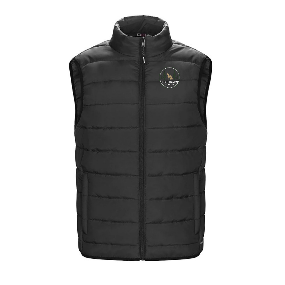 Pine Haven Stables Youth Puffer Vest - Black