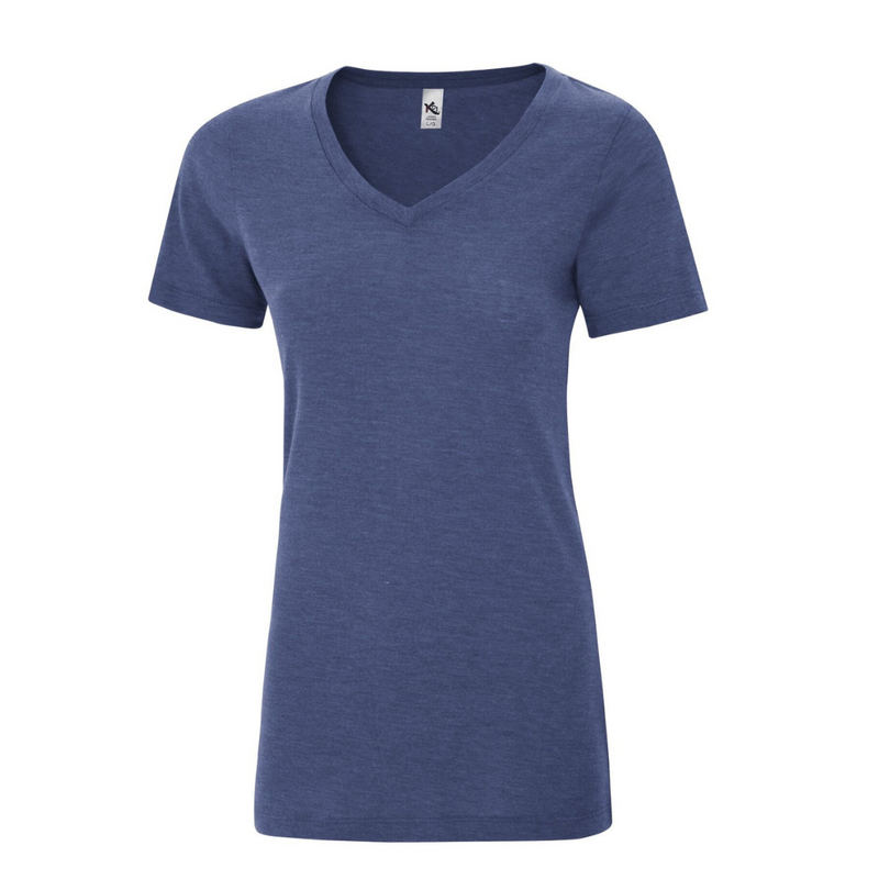 KOI Ladies Tri-blend V-neck Tee