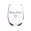 Custom Stemless Wine Glass