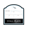 Premium Dry Erase Stall Plaques - Qty 5