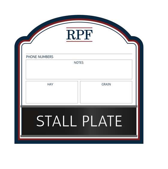 RPF Premium Dry Erase Stall Plaques *Min. Order 5