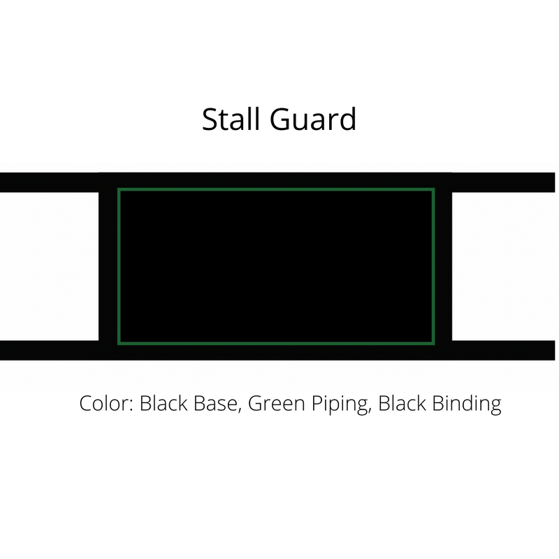Black/Green /Black - Cordura Stall Guard - Final Sale