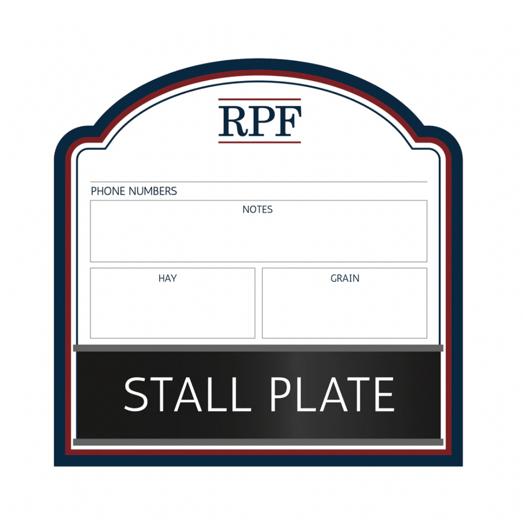 Buy Online Premium Dry Erase Stall Plaques Qty 5 Ride Every Stride Inc.