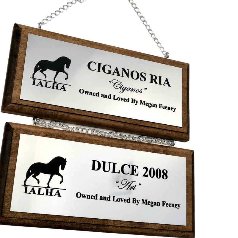 Premium Stall Plaque